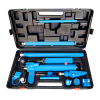 Kit Porta Power de 10 toneladas, herramienta hidráulica portátil de tipo split para reparación de carrocerías y chasis de vehículos, gato hidráulico de elevación, gato split