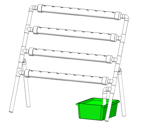 Sistema Hidropónico Automatizado para Invernadero NFT, Puede Cultivar Microgreens - Product Image 1