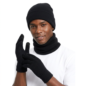 Gorro de Invierno para Ciclismo, Forrado de Satén, para Cabezas Grandes, Elástico, Tejido, Cálido, Agradable al Tacto, Antideslizante, para Hombres y Mujeres - Product Image 4