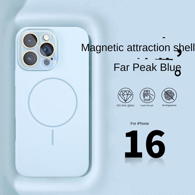 New Mobile Phone Cases iPhone 16 Case Shockproof Bumper Cover with Built-in Screen Protector Full Protection Luminous Phone case