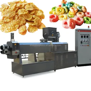 healthy different grains processed colorful breakfast cereals corn snacks making machine for sale