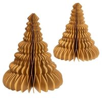 Décoration de lanterne en nid d'abeille - Boules de Noël en papier de qualité supérieure pour une décoration de fêtes durable