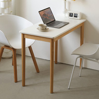 Nordic Moderne Massief Houten Laptop Stand Eenvoudige Rechthoekige Kantoor/Slaapkamer Computer Bureau Voor Kleine Appartement Voor Hotels