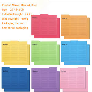 Carpeta de Clasificación de Datos de Oficina, Carpeta Personalizable de Color de <span class=keywords><strong>Manila</strong></span>, 16 Unidades, Novedad - Product Image 3