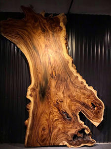 Custom Furniture Natural Live Edge Solid Wood <b>Slab</b> Wall Art Large Handmade Hardwood Wood <b>Slab</b> for Interior Decoration - Product Image 3