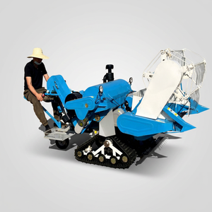 Moissonneuse-batteuse automatique haute capacité avec transmission par engrenages et moteur pour la récolte du riz, du blé, du maïs et des légumineuses - Product Image 1