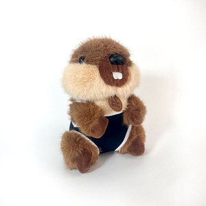 Boneka Marmot Plush Baru, Rompi Lucu, Mainan Anak, Boneka Duduk, Boneka Kartun Jelek dan Lucu, Dapat Dicetak dengan LOGO - Product Image 4