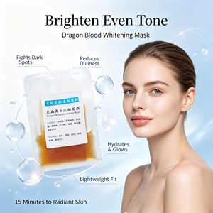 Dragon Blood Whitening Vitamin C Squalane Face Translucent Brightening Firming Moisturizing <b>Sheet</b> Mask for Skin Care - Product Image 2