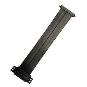 Câble d'extension de <span class=keywords><strong>carte</strong></span> graphique PCIe 4.0 X4 GEN4 à noyau en cuivre pleine vitesse avec 32 Gbps pour <span class=keywords><strong>carte</strong></span> <span class=keywords><strong>son</strong></span> et <span class=keywords><strong>carte</strong></span> réseau - Product Image 1