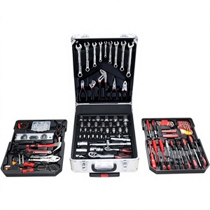 ชุดเครื่องมือซ่อมบำรุงอุตสาหกรรม DIY สำหรับช่างยนต์ OEM/ODM กล่องอลูมิเนียม/เหล็กแบบมีล้อ 599+ ชิ้น ชุดเครื่องมือครบชุด พร้อมด้ามจับพลาสติกแบบยืดหดได้ - Product Image 4