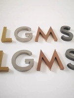 Logo d'entreprise 3D personnalisé en acier inoxydable et en laiton, lettres métalliques LED, lavable, alimenté par énergie solaire, grand/medium/petit panneau d'entreprise