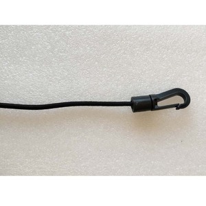 Black Plastic <b>Guy</b> <b>Rope</b> With 3 Hooks 30 Cm For Outdoor Gear Bundling And Securing Universal Use All Seasons - Product Image 4
