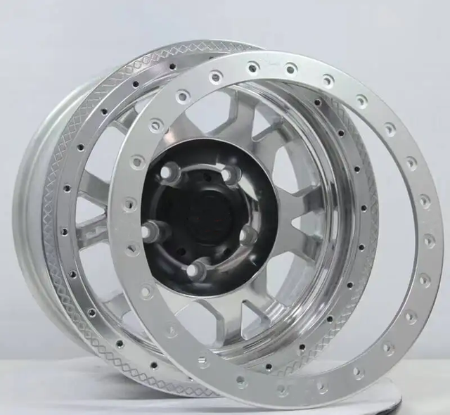 15inch 16inch 17inch  Alloy Rim PCD 5/127 5/150 5/139.7 6/139.7 Gloss Black Milled Off-Road Rims for LC100 LC200