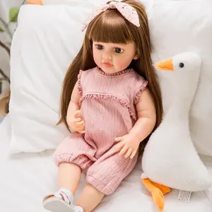 <span class=keywords><strong>Boutique</strong></span> de mode poupées <span class=keywords><strong>Reborn</strong></span> 55Cm fait à la main en Silicone souple vraie vie nouveau-né bébé poupée jouets pour cadeau promotionnel - Product Image 6