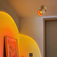 Sunset Atmosphere Spotlight COB 10W LED AC 110V 220V para el fondo del hogar Pared Pasillo Techo Iluminación comercial