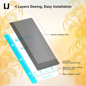 Multiple Choice Cellphone Hydrogel Film Screen Protector 3D Embossed Glitter Back Sticker For Cutting Machine 120*180mm