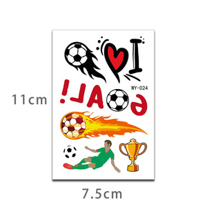 Tatuajes Temporales Premium con Transferencia de Agua de la Copa Mundial de Fútbol para Hombres y Mujeres - Product Image 5