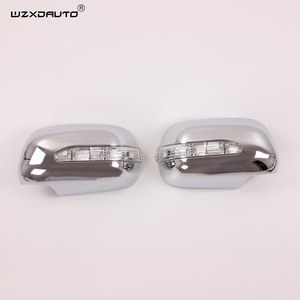 WZXDAUTO Accessoires Coques de rétroviseurs latéraux avec LED 2 pièces ABS Chrome pour Vigo 2012 Accessoires extérieurs - Product Image 3