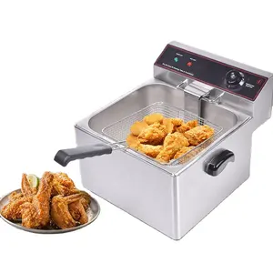 Industrial Fryer Chicken Machine Stainless Steel Body Electric Deep Fryer Commercial Potato Chips Fryer