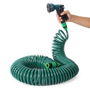 Nuevo Precio Bajo, Alta Calidad, Carrete para Manguera de Jardín de 3/8 Pulgadas, Color Verde, Plástico, 15 Metros de Longitud, Alta Flexibilidad - Product Image 1