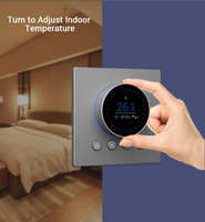 Bouton de commande Thermostat Commutateur Contrôle intelligent Refroidissement Chauffage Smart KNX Interrupteur mural Smart UK Standard Home Hotel Type