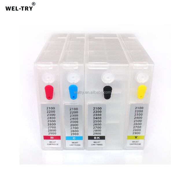Wel-Try Refillable Ink Cartridge for Canon PGI-2100 PGI-2600 PGI-2900 MAXIFY MB2010 MB5060 MB5260 IB4090 BM5090 MB5390 Printer
