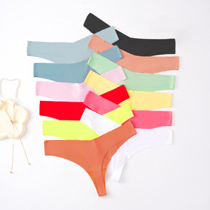 Seamless Underwear Soft No Show <b>Stretch</b> Bikini Invisibles Hipster V Cut Panties Breathable Silk Touch Briefs Panty XL - Product Image 4