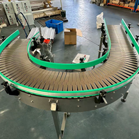 Trasportatori a catena superiore personalizzati nastro trasportatore di vetro tappatura ed etichettatura sistema trasportatore per la linea di produzione di alimenti e bevande