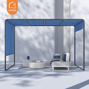 Toldo de Tela para Jardín, <span class=keywords><strong>Patio</strong></span> o Terraza, con Estructura de Aluminio, Estilo Simple - Product Image 1