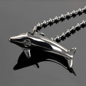 Colgante de oro y acero inoxidable con urna de cremación, elegante - Product Image 3