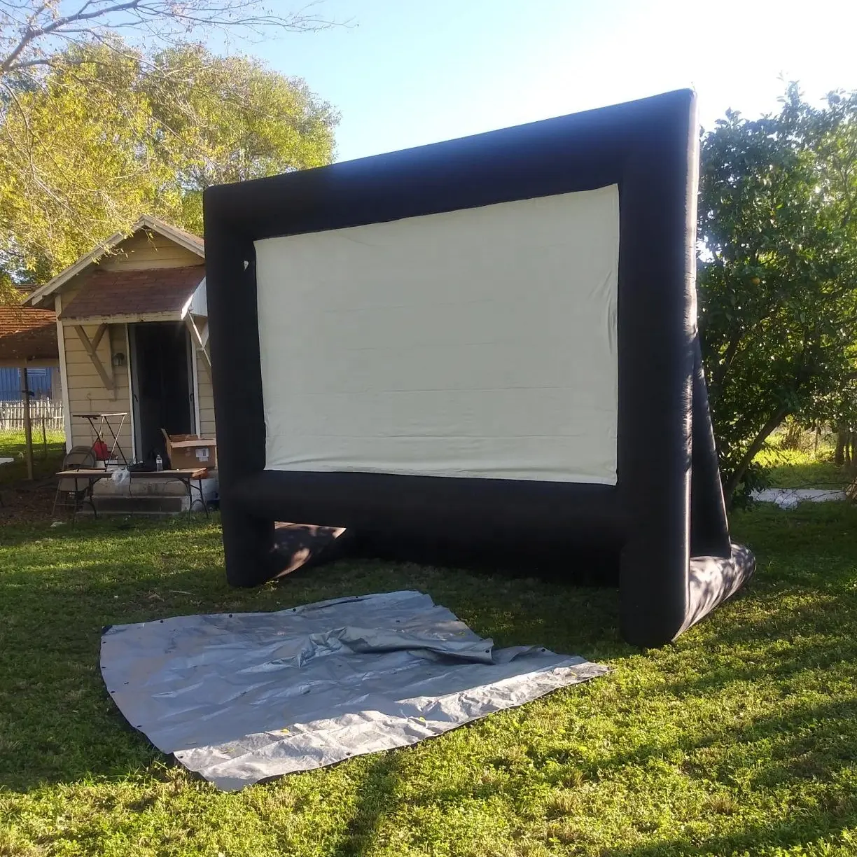 Opblaasbare Projectorscherm Van Goede Kwaliteit Opblaasbare Tv-Scherm Opblaasbaar Filmscherm Voor Gebruik Buitenshuis