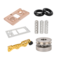 Pièces de machine-outil CNC personnalisées en acier, usinage CNC 3/4/5 axes, vis de tube de direction et de fourche pliables