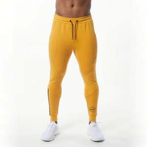 OEM personnalisé Sport Gym Slim Fit Joggers Sérigraphie de haute qualité Running Drawstring Fleece Pantalon ajusté pour hommes Vente en gros - Product Image 5
