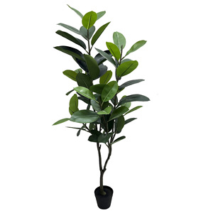 ต้นไม้ยางเทียมสำหรับปลูกในกระถางต้นไม้ยางเทียม <span class=keywords><strong>Ficus</strong></span> <span class=keywords><strong>Elastica</strong></span> ต้นไม้ปลอมสำหรับในร่มห้องนั่งเล่นพื้นตกแต่งบ้าน - Product Image 5