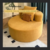 Fauteuil inclinable individuel moderne et simple, rembourré en mousse, recouvert de velours côtelé compressé, pour salon et chambre à coucher