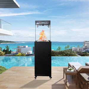 Muebles de Jardín para Exteriores, Calentador de Patio de Gas Propano Residencial con Ruedas - Product Image 2