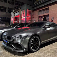 Kit de Carrocería de Fibra de Carbono Estilo X290 B, Alerón Delantero, Faldones Laterales, Difusor Trasero, Mejora Aerodinámica Completa para Mercedes Benz AMG GT63