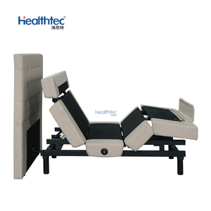 Nữ Hoàng Kích Thước <span class=keywords><strong>3</strong></span> okin Động Cơ Giường Điện Không Giải Phóng Mặt Bằng Trượt 5 Phần Không Trọng Lực Có Thể Điều Chỉnh Giường Với Đầu Giường - Product Image 2