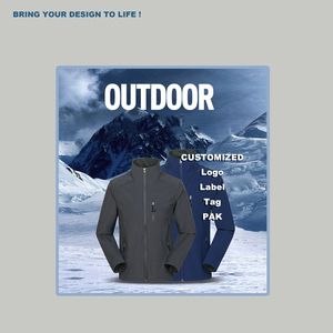 Chất Lượng Cao Bán Buôn Người Đàn Ông Của Máy Bay Ném Bom Áo Khoác Cao Đường Phố Vải Windproof Không Thấm Nước Dày Đứng Cổ Áo In Nổi - Product Image 2