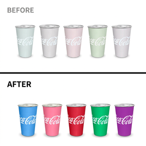 แก้วเบียร์อะลูมิเนียมสำหรับงาน<span class=keywords><strong>ป</strong></span>าร์ตี้ เปลี่ยนสีได้เมื่อสัมผัสความเย็น แก้วน้ำอุณหภูมิเ<span class=keywords><strong>ป</strong></span>ลี่ยนสีได้ ใช้ซ้ำได้ ขนาด 470 มล. แก้วโลหะ สำหรับอีคอมเมิร์ซ - Product Image 1