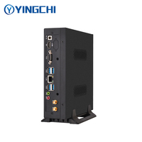 Mini pc core i5 4460T/6400T Quad core support mural 8usb gigabit ethernet éducation Linux ventilateur stock de refroidissement ordinateur de bureau