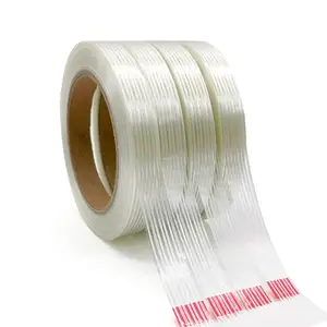Ruban de cerclage renforcé en fibre de verre, ruban auto-adhésif à Filament droit Mono