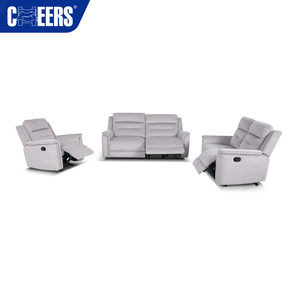 MANWAH CHEERS Canapé d'angle en tissu de luxe européen 2 places, ensemble de meubles modernes pour salon, fauteuil inclinable - Product Image 5