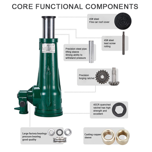 Cric mécanique manuel à vis pour levage de <span class=keywords><strong>voiture</strong></span>, cric de <span class=keywords><strong>voiture</strong></span> manuel robuste à profil bas pour levage de véhicule - Product Image 2
