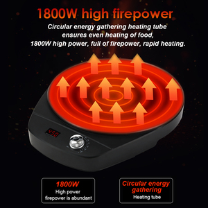 Machine à Injera Éthiopienne Électrique 1800W 40cm Mitad LED 450 ° Plaque chauffante à température contrôlée pour pain plat, vente en gros, pour la maison et les restaurants - Product Image 4