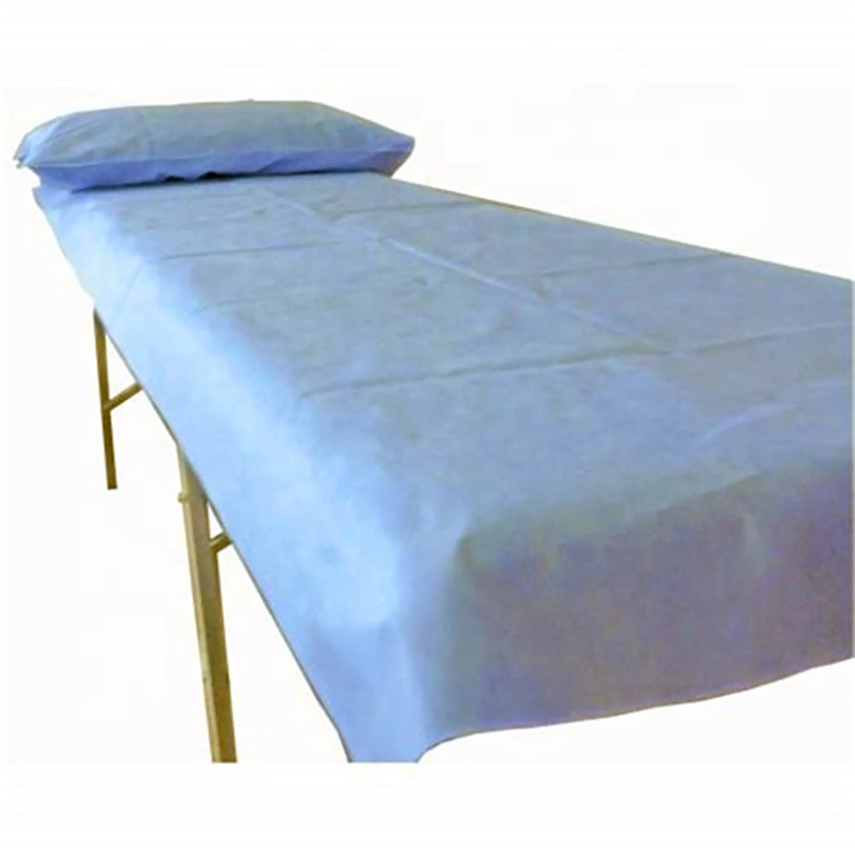 180x80cm Disposable massage bed sheet cover with face hole Disposable medical bed sheet roll non woven bedsheet for hotels