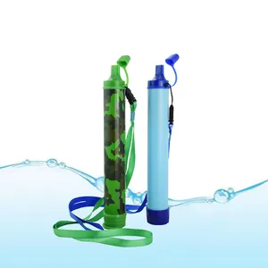 Purificateur d'eau extérieur le plus durable Camping Randonnée Urgence Vie Survie Purificateur d'eau portable Filtre à eau