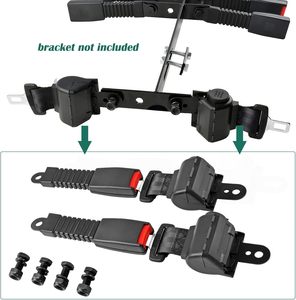 Kit de ceinture de sécurité rétractable pour voiturette de <span class=keywords><strong>golf</strong></span> Genek Matériau plastique neuf compatible EZGO <span class=keywords><strong>Yamaha</strong></span> Club Car Go <span class=keywords><strong>Kart</strong></span> Ceinture de sécurité UTV - Product Image 2