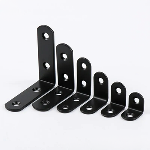 Staffa TV a L in Acciaio Inox Placcato Nero BOSS <span class=keywords><strong>per</strong></span> Mobili Angolari in <span class=keywords><strong>Legno</strong></span> - Product Image 6
