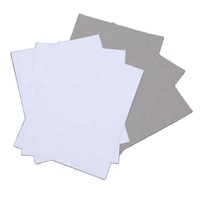 Boîte en carton duplex de haute qualité, taille personnalisée, fabricant chinois, dos gris/dos blanc